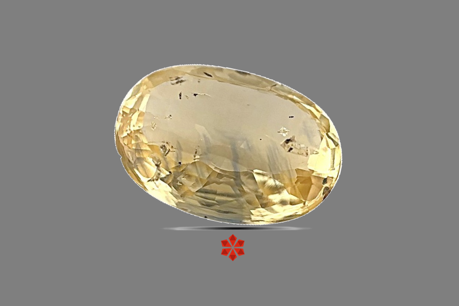 Yellow Sapphire (Pushparag) 11x8 MM 2.9 carats