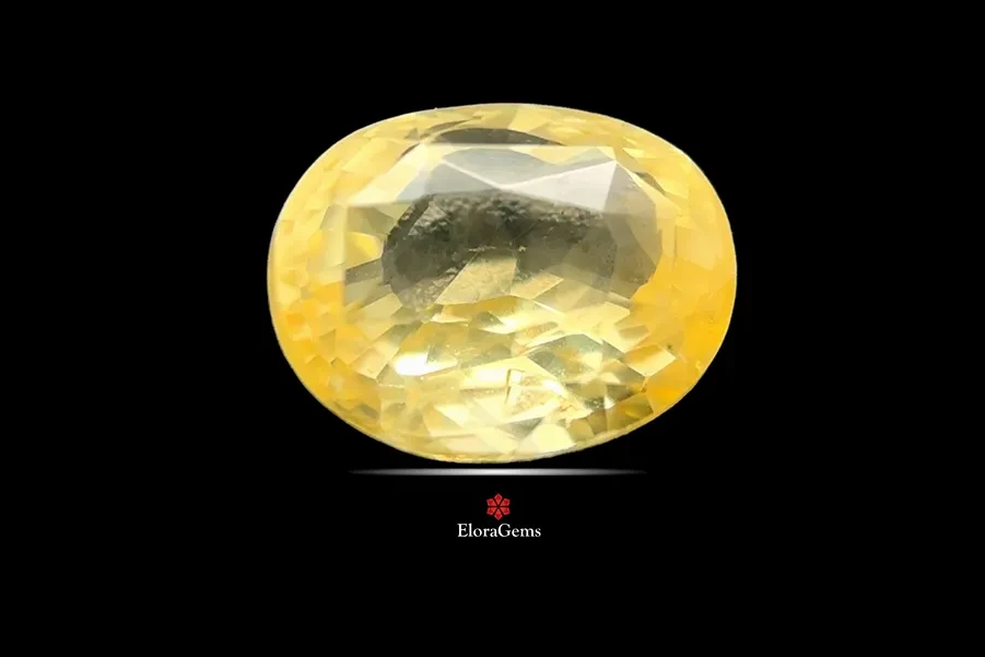 Yellow Sapphire (Pukhraj) 8x6 MM 1.64 carats