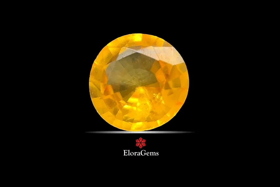 Yellow Sapphire (Pukhraj) 5x5 MM 0.52 carats