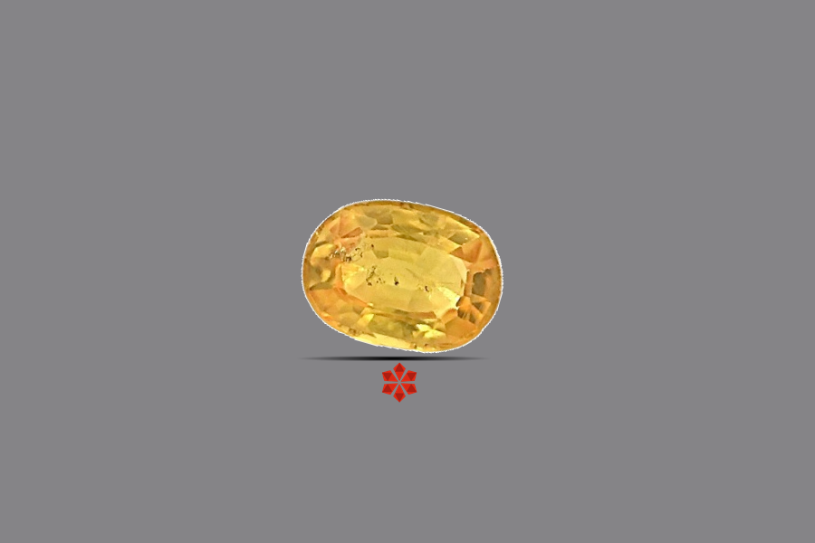 Yellow Sapphire (Pushparag) 7x5 MM 0.89 carats