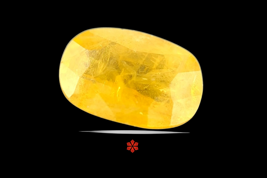 Yellow Sapphire (Pushparag) 12x8 MM 4.52 carats