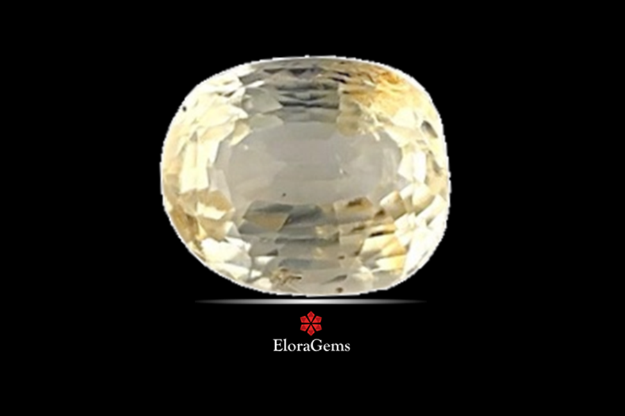 Yellow Sapphire (Pushparag) 7x5 MM 1.22 carats