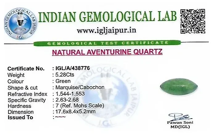 Aventurine 18x8 MM 5.28 carats
