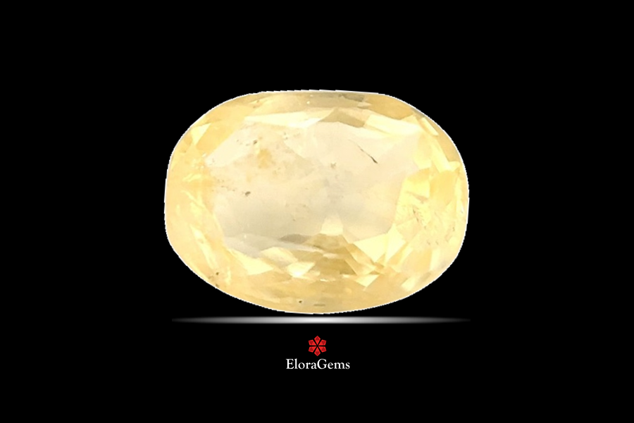 Yellow Sapphire (Pushparag) 9x7 MM 3.02 carats