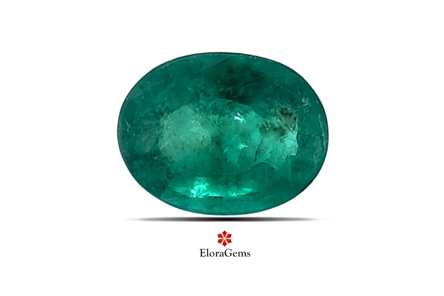 Emerald (Maragadham) 9x7 MM 1.75 carats