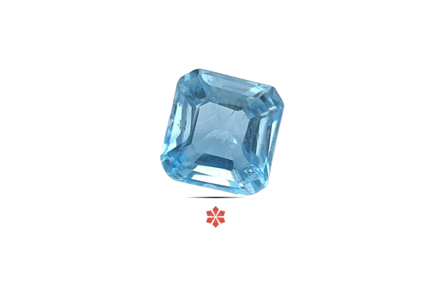 Aquamarine 6x6 MM 1.01 carats