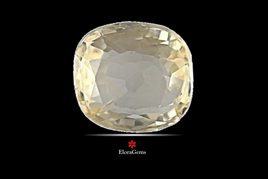 Yellow Sapphire (Pushparag) 6x6 MM 1.3 carats