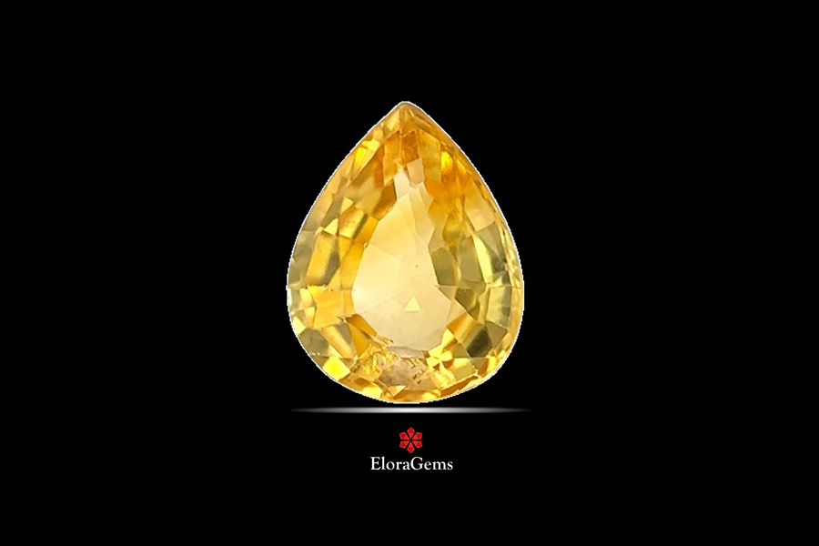 Yellow Sapphire (Pushparag) 6x5 MM 0.74 carats