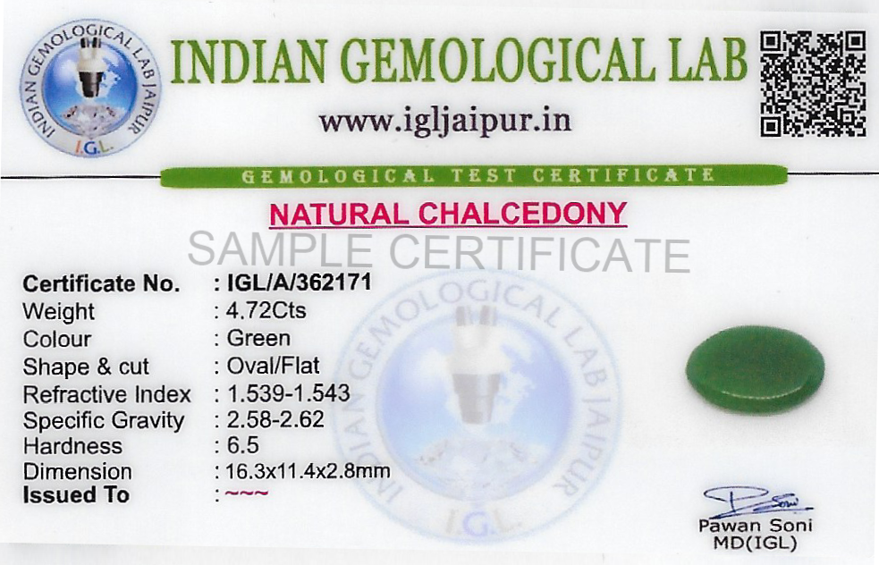 GREEN ONYX OVAL FINE QUALITY