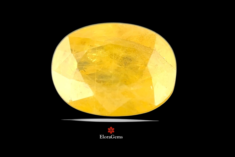 Yellow Sapphire (Pushparag) 11x8 MM 4.64 carats
