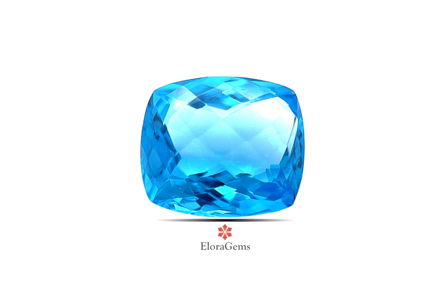 Blue Topaz 12x10 MM 7.5 carats
