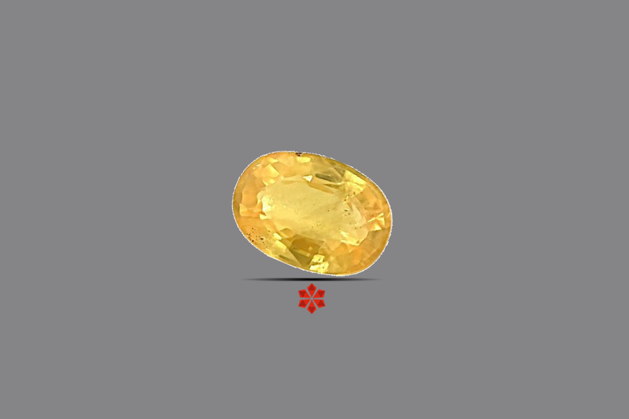 Yellow Sapphire (Pushparag) 7x5 MM 1.15 carats