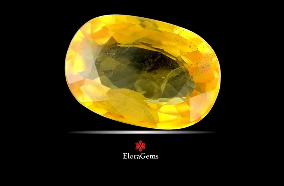 Yellow Sapphire (Pushparag) 9x6 MM 1.91 carats