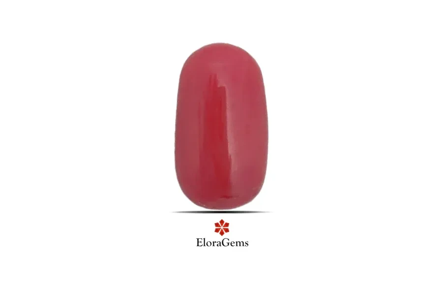 Red Coral (Pavalam) 12x7 MM 3.14 carats