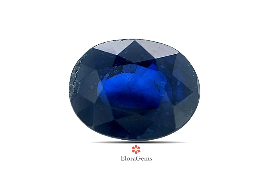Blue Sapphire (Neelam) 9x7 MM 2.38 carats