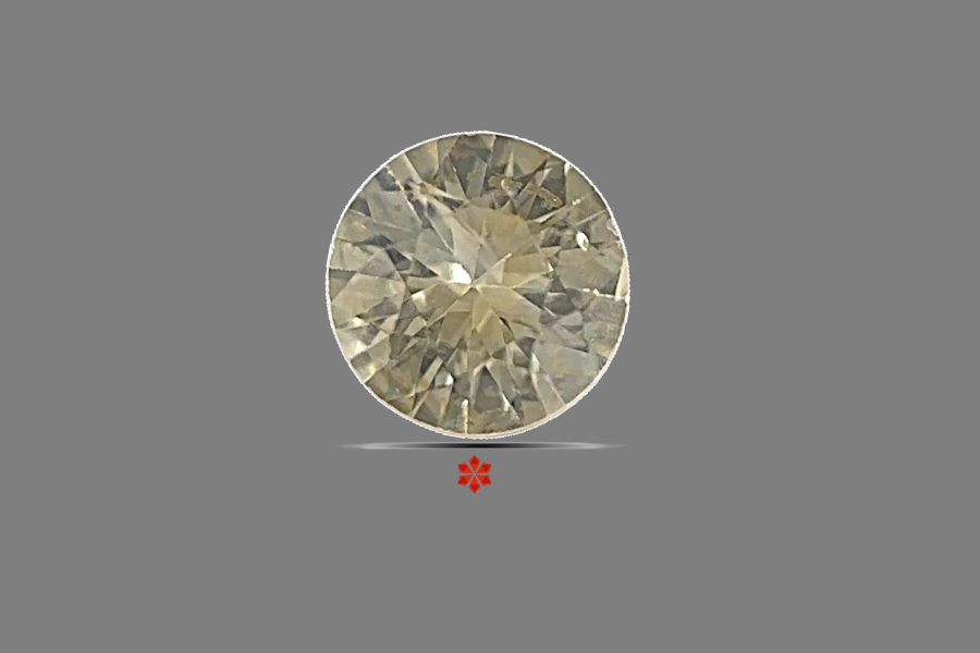 Yellow Sapphire (Pushparag) 6x6 MM 1 carats