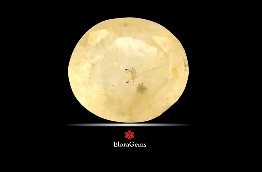 Yellow Sapphire (Pushparag) 11x9 MM 4.5 carats