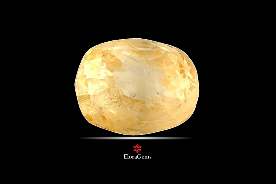 Yellow Sapphire (Pushparag) 9x7 MM 3.51 carats