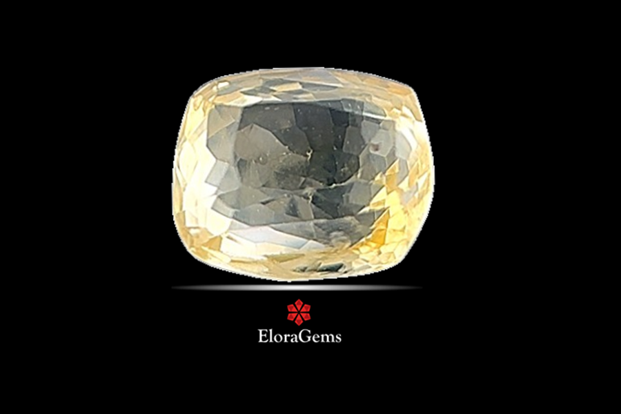 Yellow Sapphire (Pushparag) 7x6 MM 1.58 carats