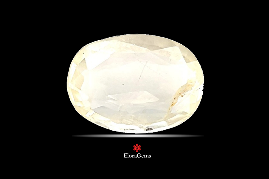 Yellow Sapphire (Pushparag) 11x8 MM 3.18 carats