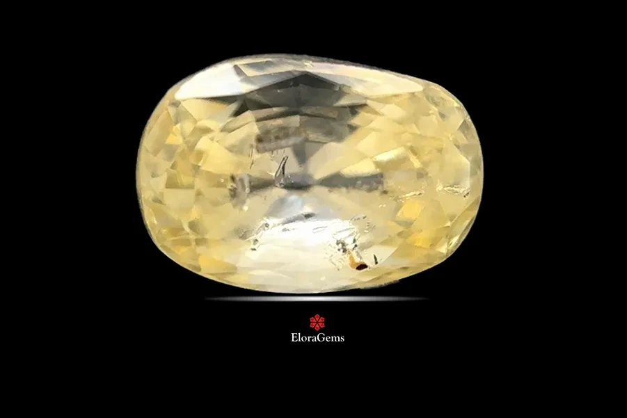 Yellow Sapphire (Pukhraj) 8x5 MM 1.8 carats