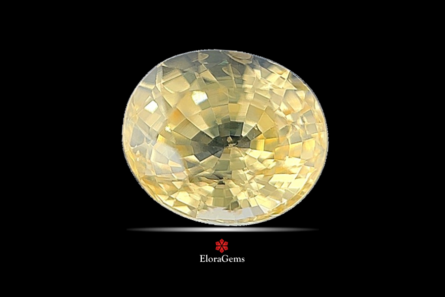 Yellow Sapphire (Pushparag) 8x7 MM 2.67 carats