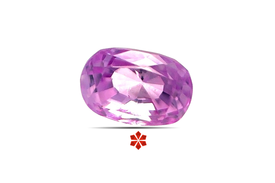 Pink Sapphire 6x4 MM 1 carats