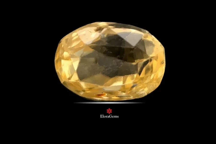Yellow Sapphire (Pukhraj) 6x4 MM 0.87 carats