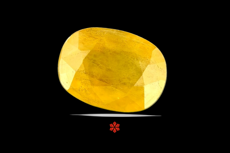 Yellow Sapphire (Pushparag) 11x8 MM 3.97 carats