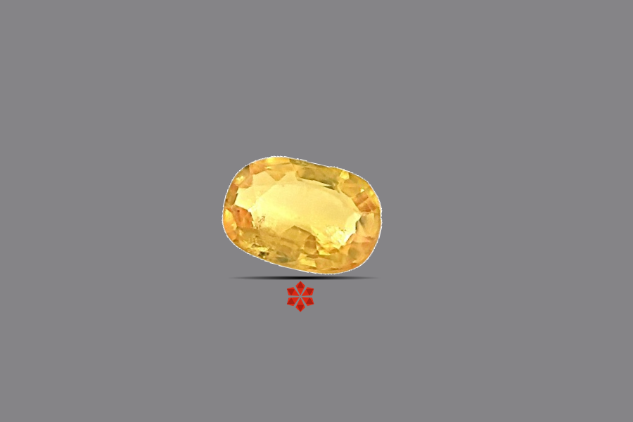 Yellow Sapphire (Pushparag) 7x5 MM 0.92 carats