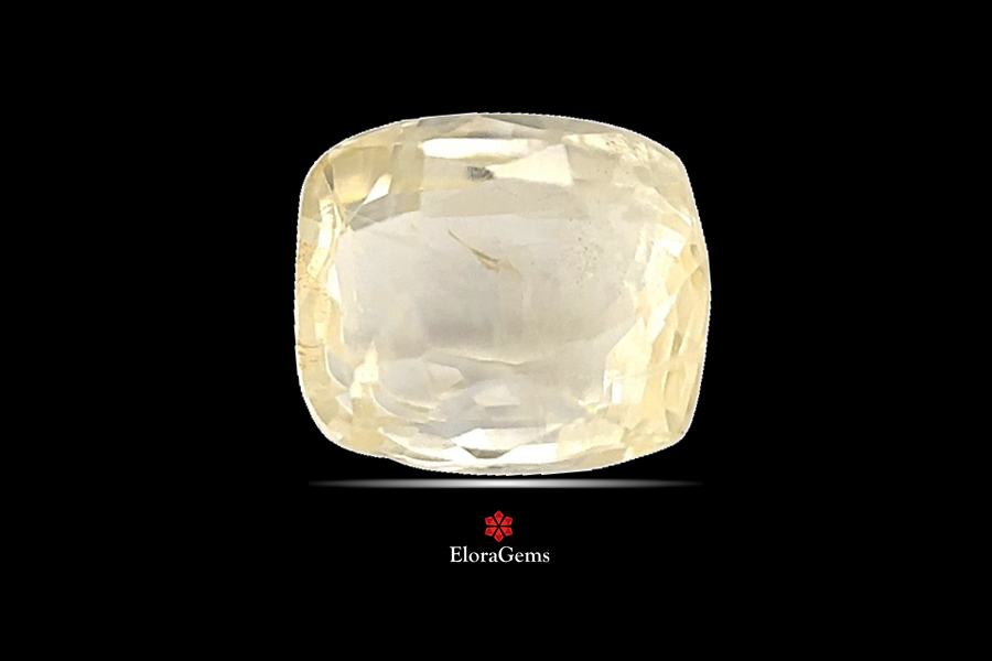 Yellow Sapphire (Pushparag) 8x7 MM 2.86 carats