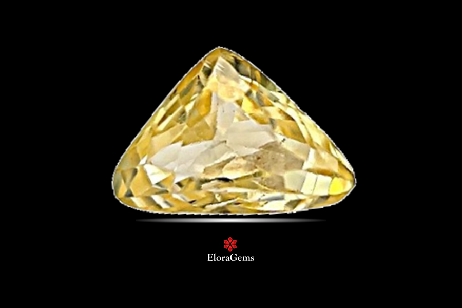 Yellow Sapphire (Pushparag) 6x5 MM 0.85 carats
