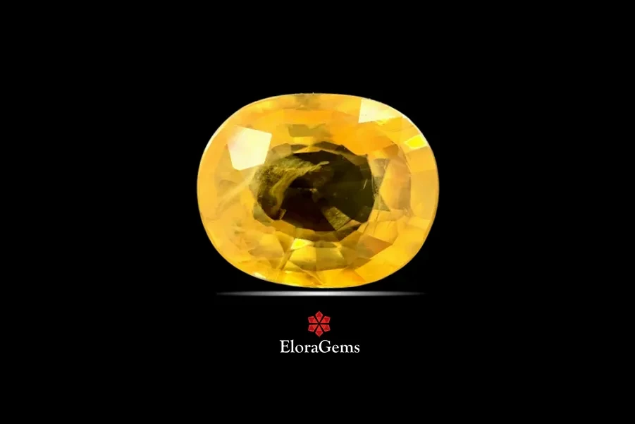 Yellow Sapphire (Pukhraj) 7x6 MM 1.58 carats