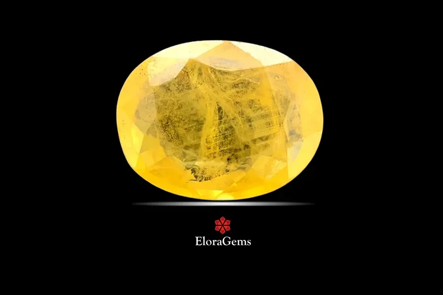 Yellow Sapphire (Pushparag) 8x6 MM 1.77 carats