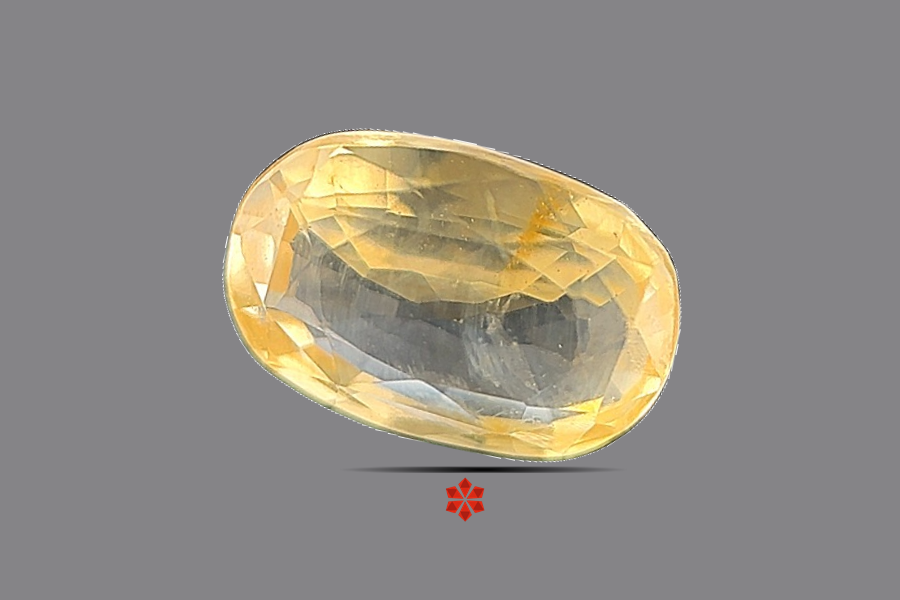 Yellow Sapphire (Pushparag) 10x7 MM 2.97 carats