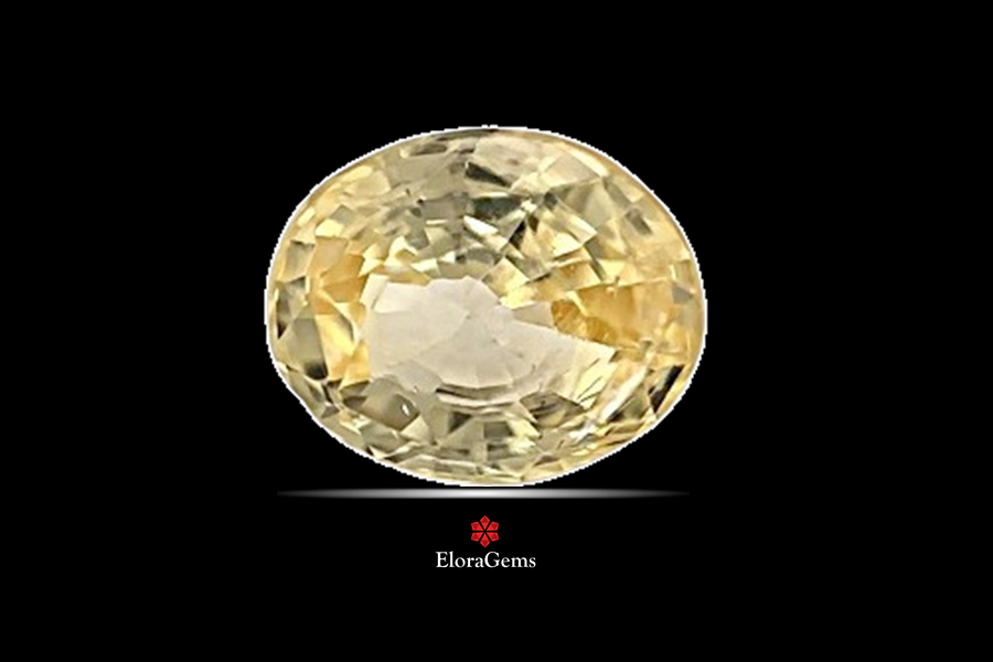 Yellow Sapphire (Pushparag) 8x6 MM 1.74 carats