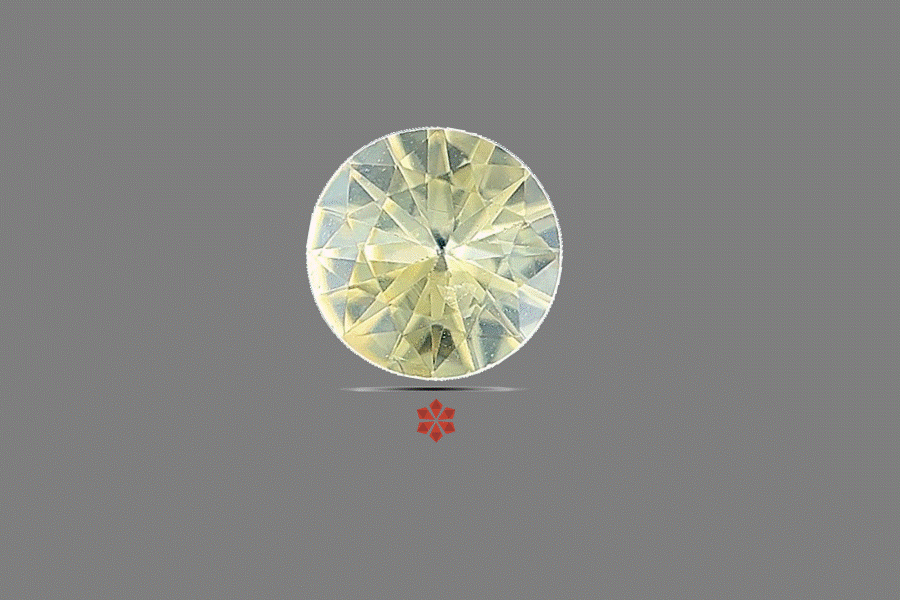 Yellow Sapphire (Pushparag) 6x6 MM 0.88 carats