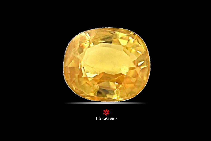 Yellow Sapphire (Pushparag) 8x7 MM 2.11 carats