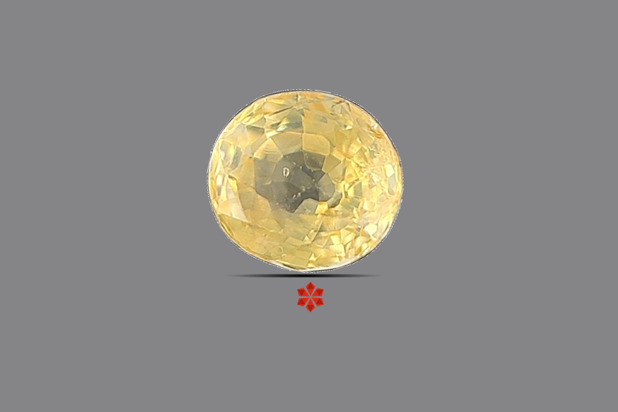 Yellow Sapphire (Pushparag) 6x6 MM 1.55 carats