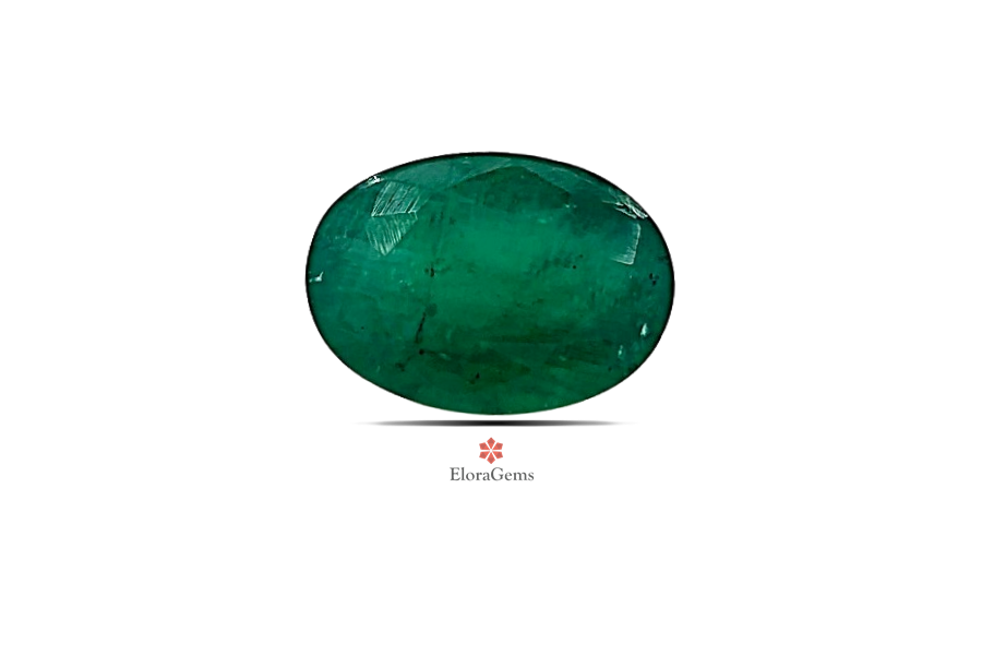 Emerald (Maragadham) 7x5 MM 0.76 carats