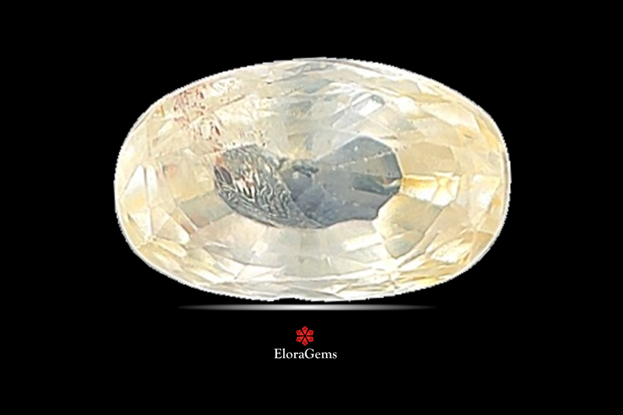 Yellow Sapphire (Pushparag) 8x5 MM 1.72 carats