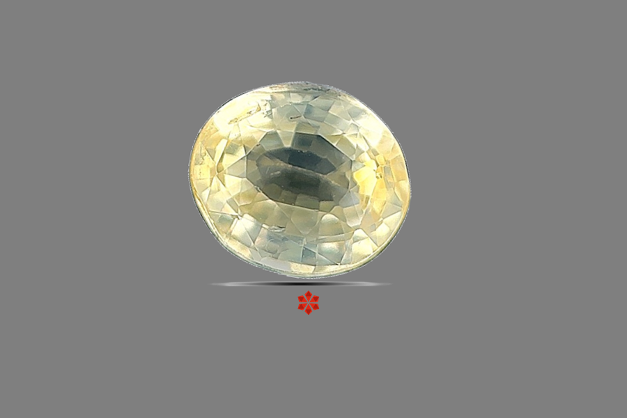 Yellow Sapphire (Pushparag) 8x7 MM 2.04 carats