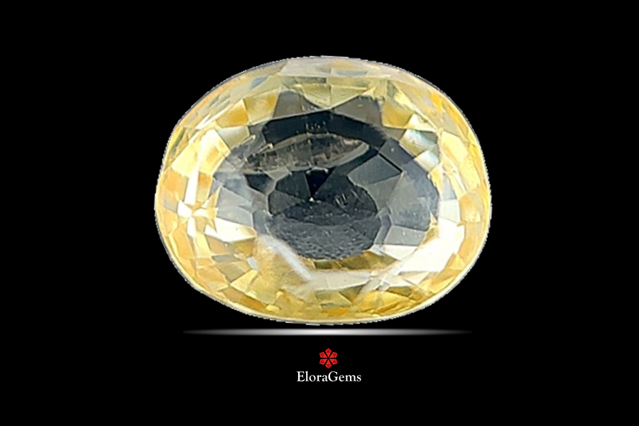 Yellow Sapphire (Pushparag) 8x7 MM 2.18 carats