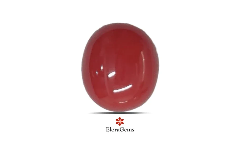 Red Coral (Pavalam) 10x9 MM 4 carats