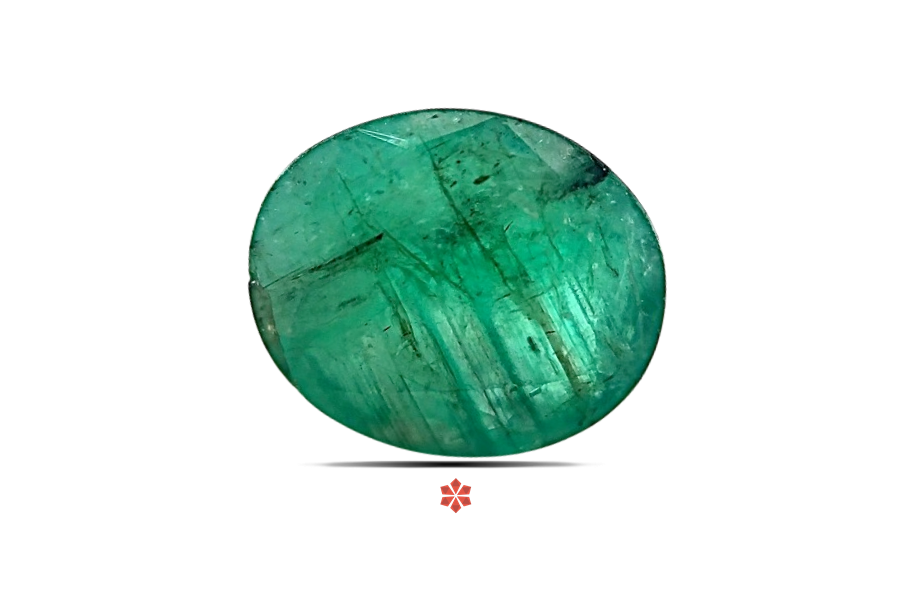 Emerald (Maragadham) 12x10 MM 6.38 carats