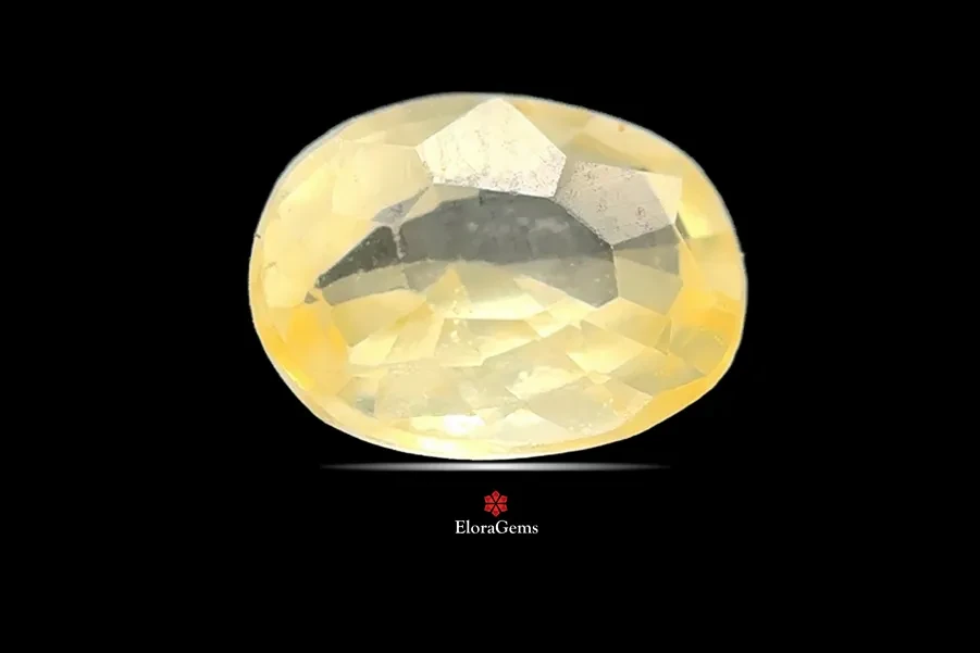 Yellow Sapphire (Pukhraj) 6x5 MM 0.76 carats