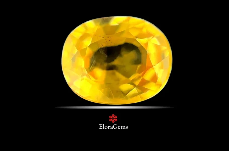 Yellow Sapphire (Pushparag) 7x6 MM 1.15 carats