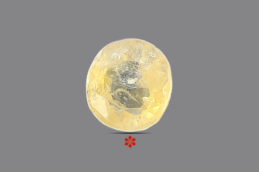 Yellow Sapphire (Pushparag) 8x8 MM 2.48 carats