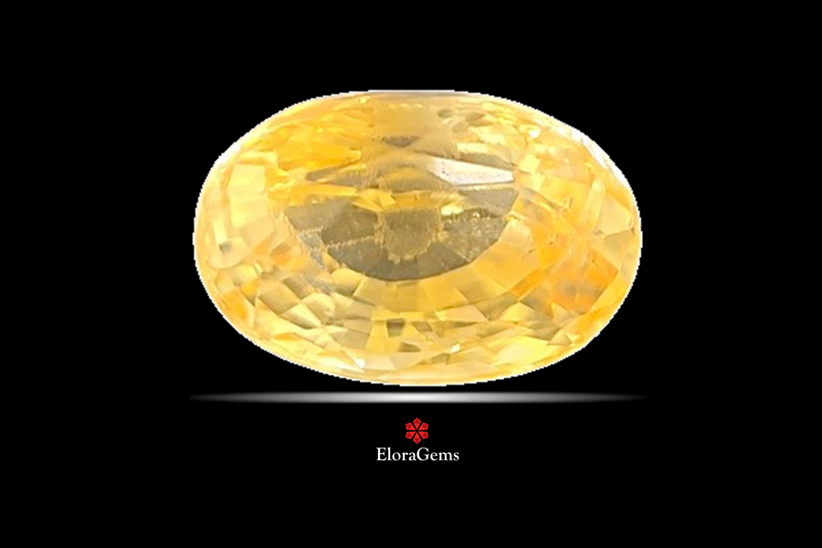 Yellow Sapphire (Pushparag) 11x7 MM 4.75 carats