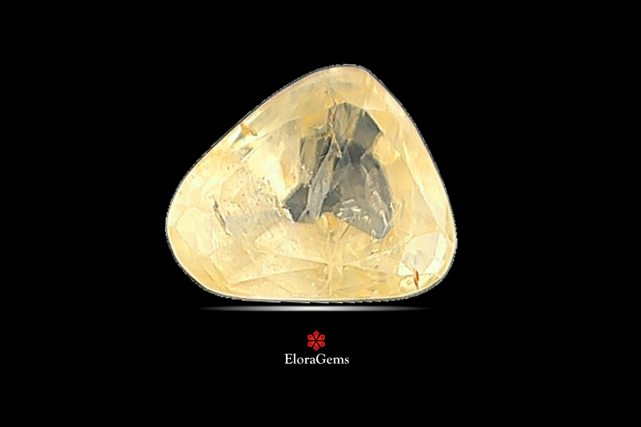 Yellow Sapphire (Pushparag) 8x7 MM 2.1 carats